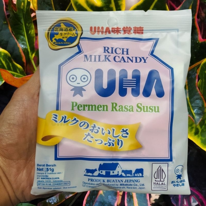 

UHA Rich Milk Candy & Strawberry Permen Rasa Susu 51gr