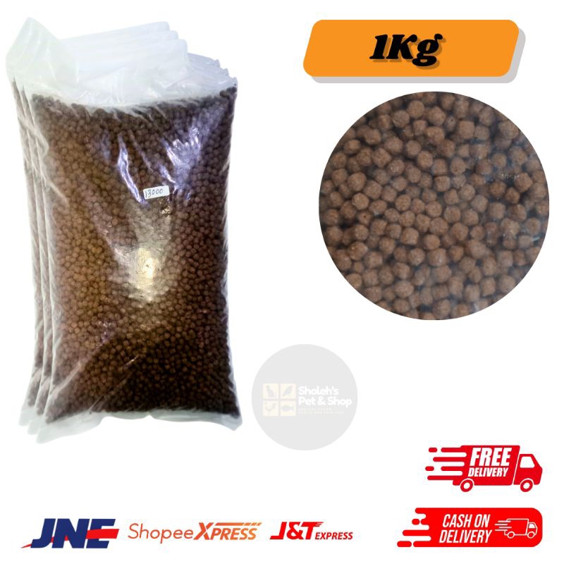 pelet 789, pakan ikan 1Kg