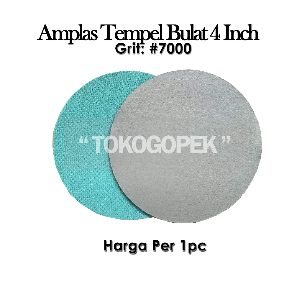 AMPLAS TEMPEL 4" INCH BULAT GRIT 7000 - 1PC