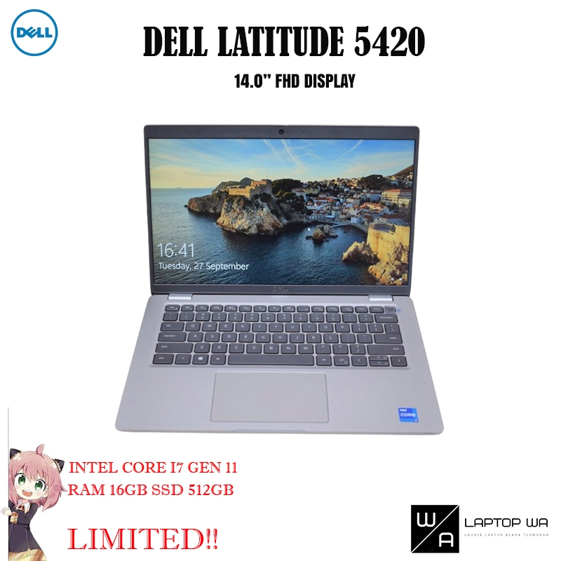 DELL Latitude 5420 | I7 Gen 11 | RAM 16GB | SSD 512GB | Intel Iris Xe | 14inch FHD Display