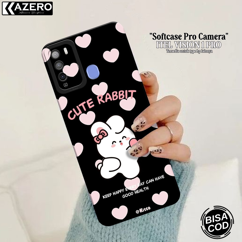 Case Hp Itel Vision 1 Pro - Fashion Case Kartun - Pro Camera - Softcase - Softcase Itel Vision Pro 1