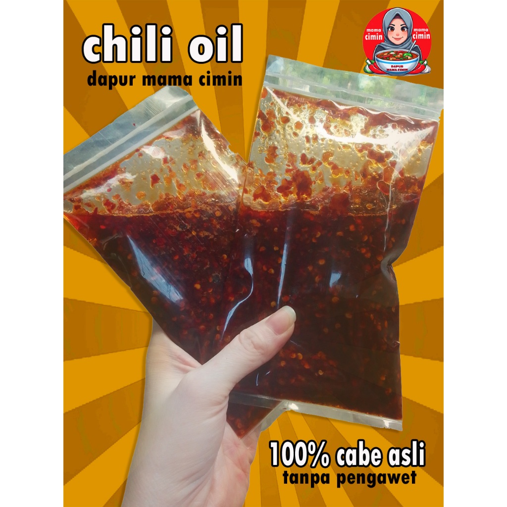 

chili oil minyak cabai dapur mama cimin 120g