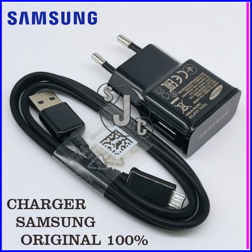 CHARGER SAMSUNG GALAXY J7 J5 J3 J2 PRIME PRO ORIGINAL 100% CABUTAN HP 1.55 A MICRO USB