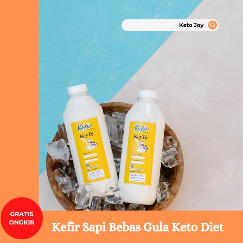 

Susu Kefir Sapi Keto Sugar Free Premium