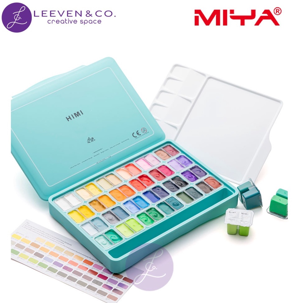 

KODE K77U HIMI MIYA GOUACHE PAINT SET 48 COLORS X 12GR