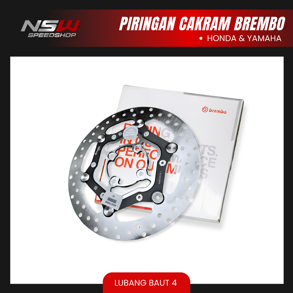 Disc Brembo 260mm original Mio Vario Scoopy Beat Jupiter Z MX Vega ZR - piringan cakram brembo 260mm