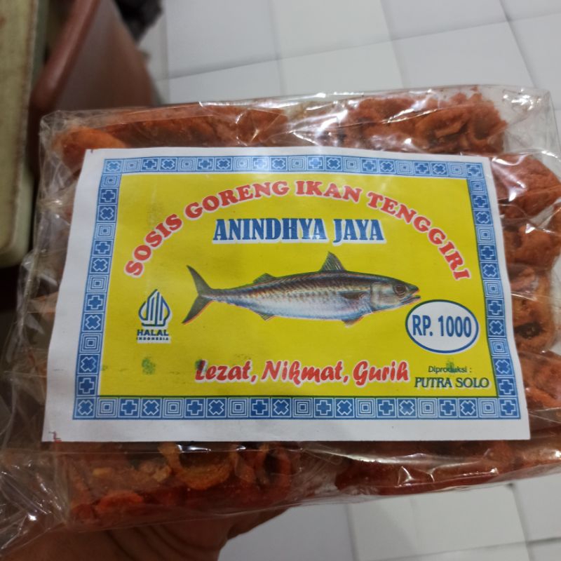 

Kerupuk Sosis Goreng Ikan Tenggiri Gurih Renyah Balado