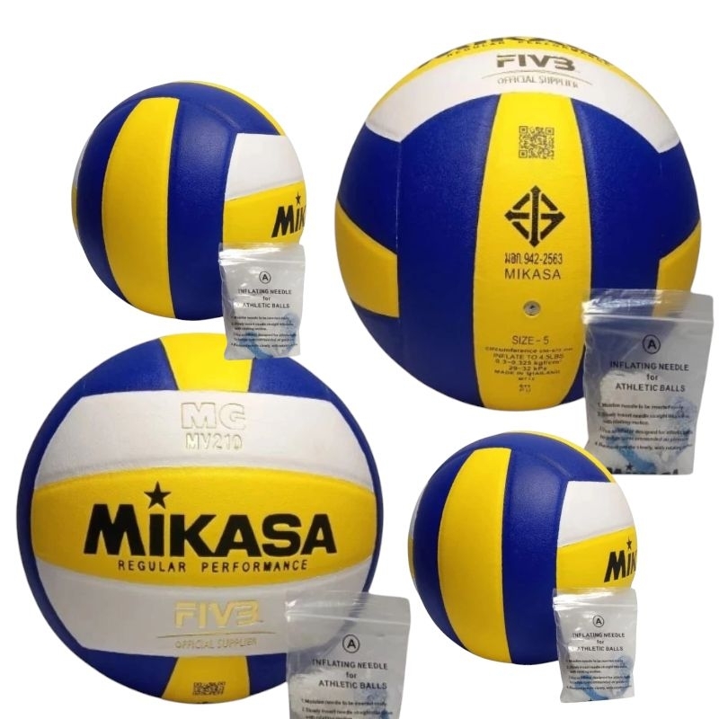 BOLA VOLY/VOLY MIKASA MV210 ORIGINAL THAILAND OFFICIAL MIKASA 100% GRATIS POMPA MINI
