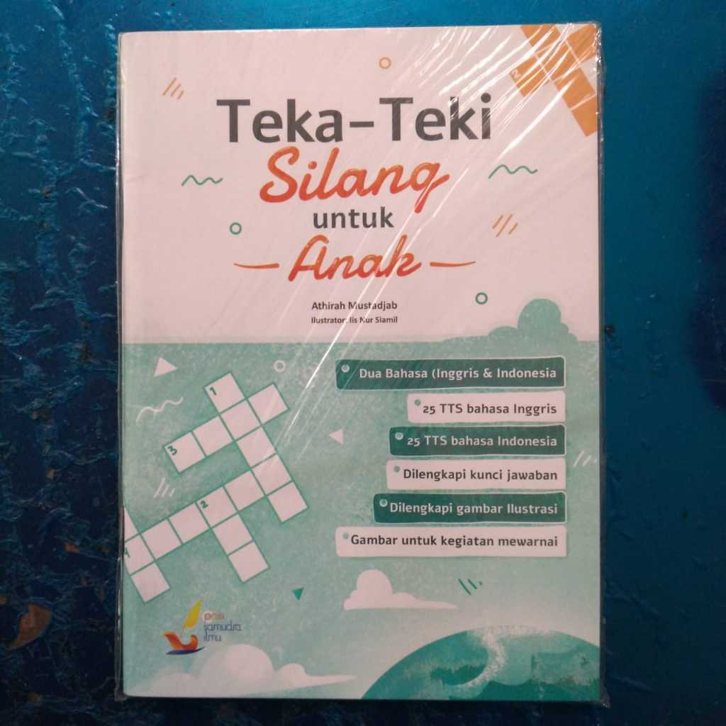 Teka Teki Silang Untuk Anak Bilingual Dua Bahasa Dilengkapi Gambar
