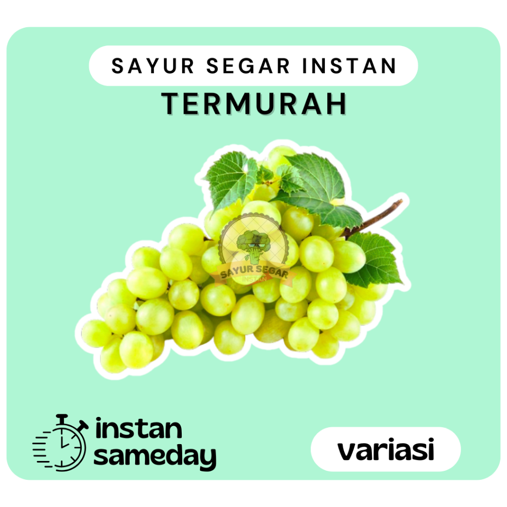 

Buah Anggur Hijau 500gram