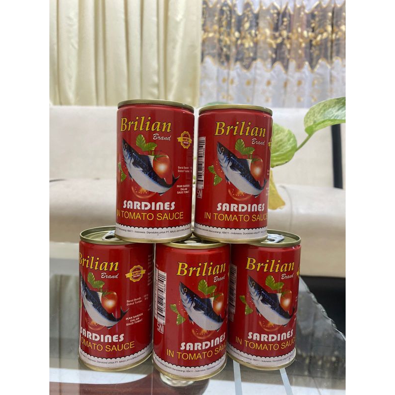 

Sarden Brilian 155 Gram 5 Kaleng