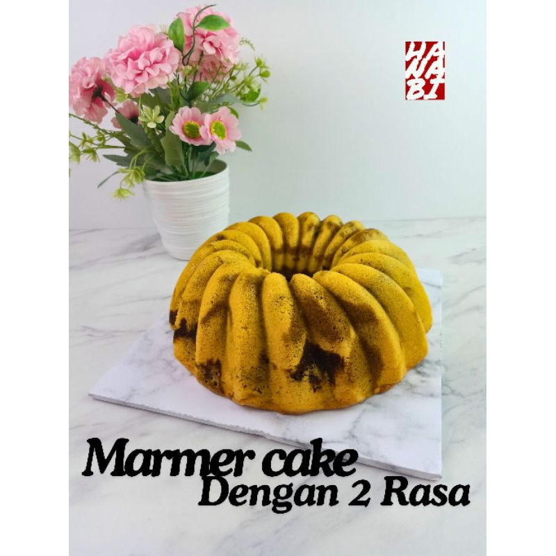 

Marmer cake / bolu marble / marmer klasik black forest dan moka 22 cm, TANPA PENGEMBANG