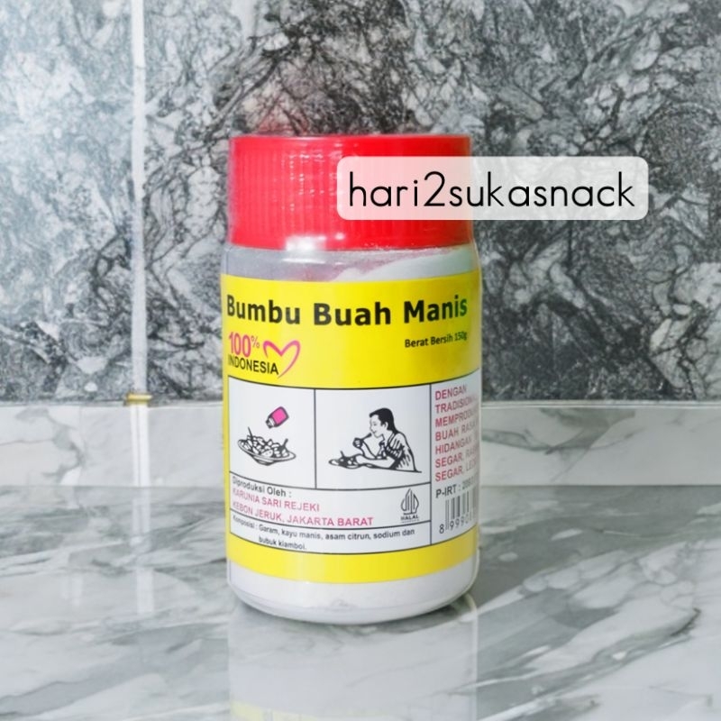 

Bumbu Buah Manis Garam Buah Buahan Manis Cap Elang