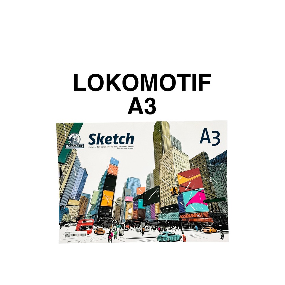 

KODE M85I DAPAT 1 PCS SKETCH BOOK LOKOMOTIF A3 Buku Sketsa Sketch Pad LOKOMOTIF Ukuran A3 isi 25 Lembar