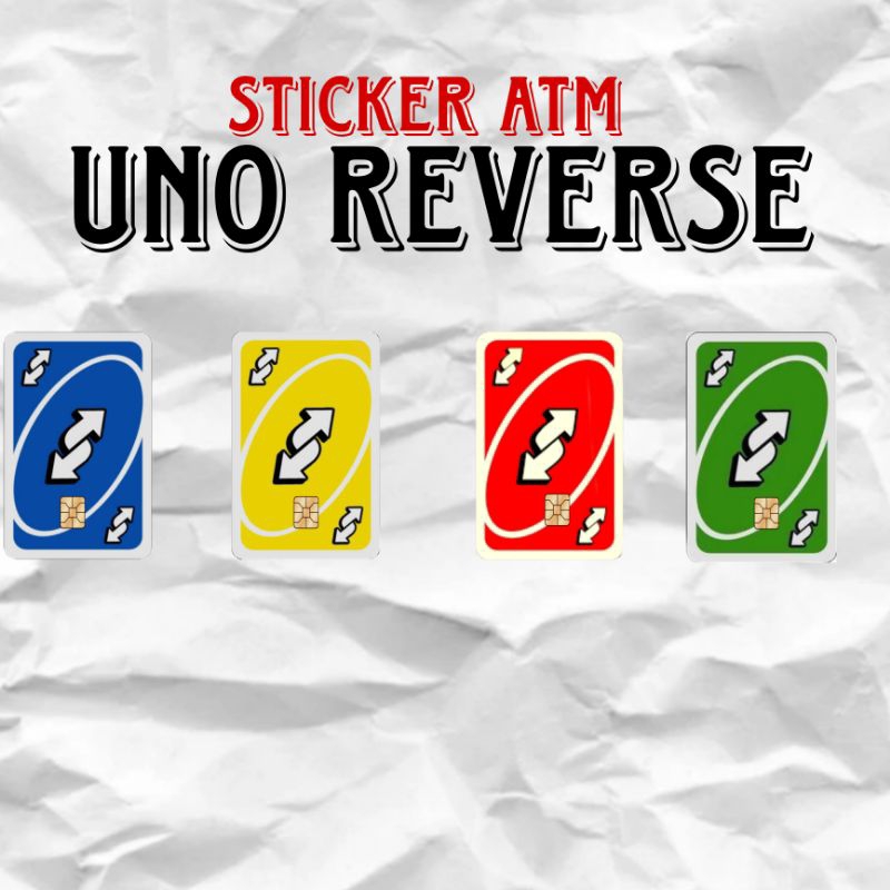 

Sticker ATM Uno Reverse Card