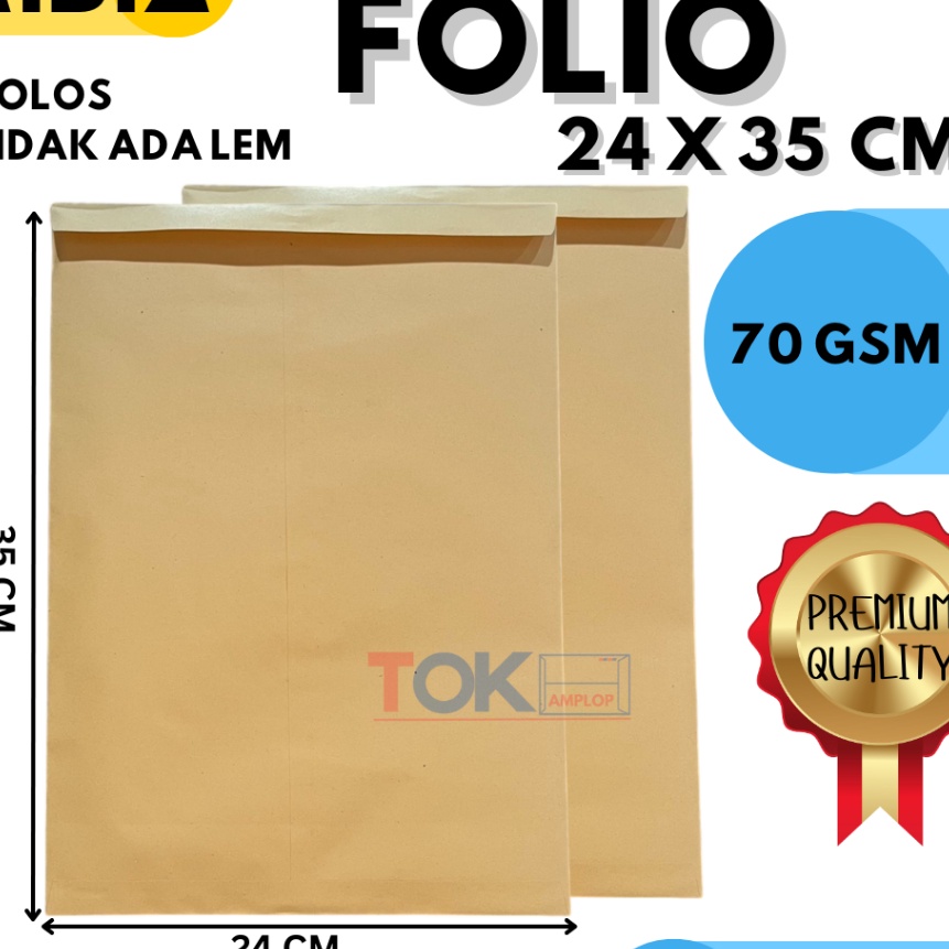 

FG2 Amplop Coklat FOLIO 24x35Cm