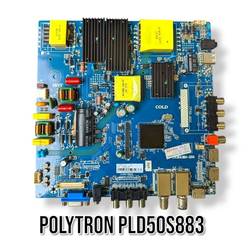MB - MAINBOARD - MESIN TV POLYTRON PLD50S883 - PLD50S883 - 50S883