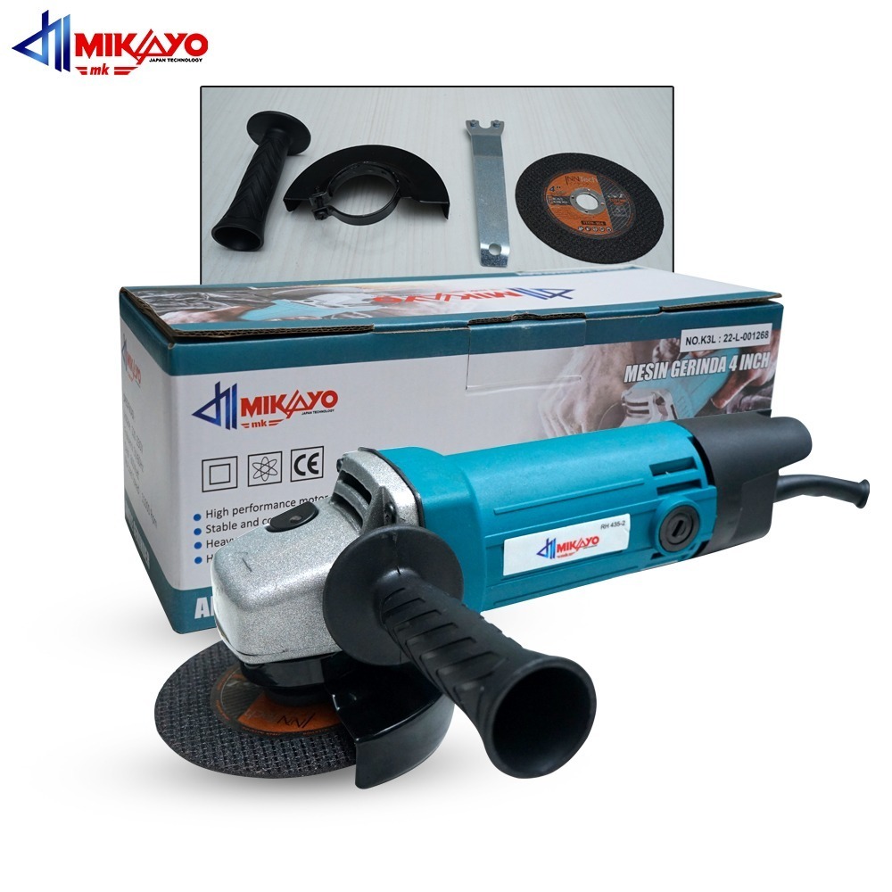 FREE ONGKIR PROMO MESIN GERINDA TANGAN MAKITA M0900B ANGLE GRINDER MURAH BY MIKAYO JAPAN