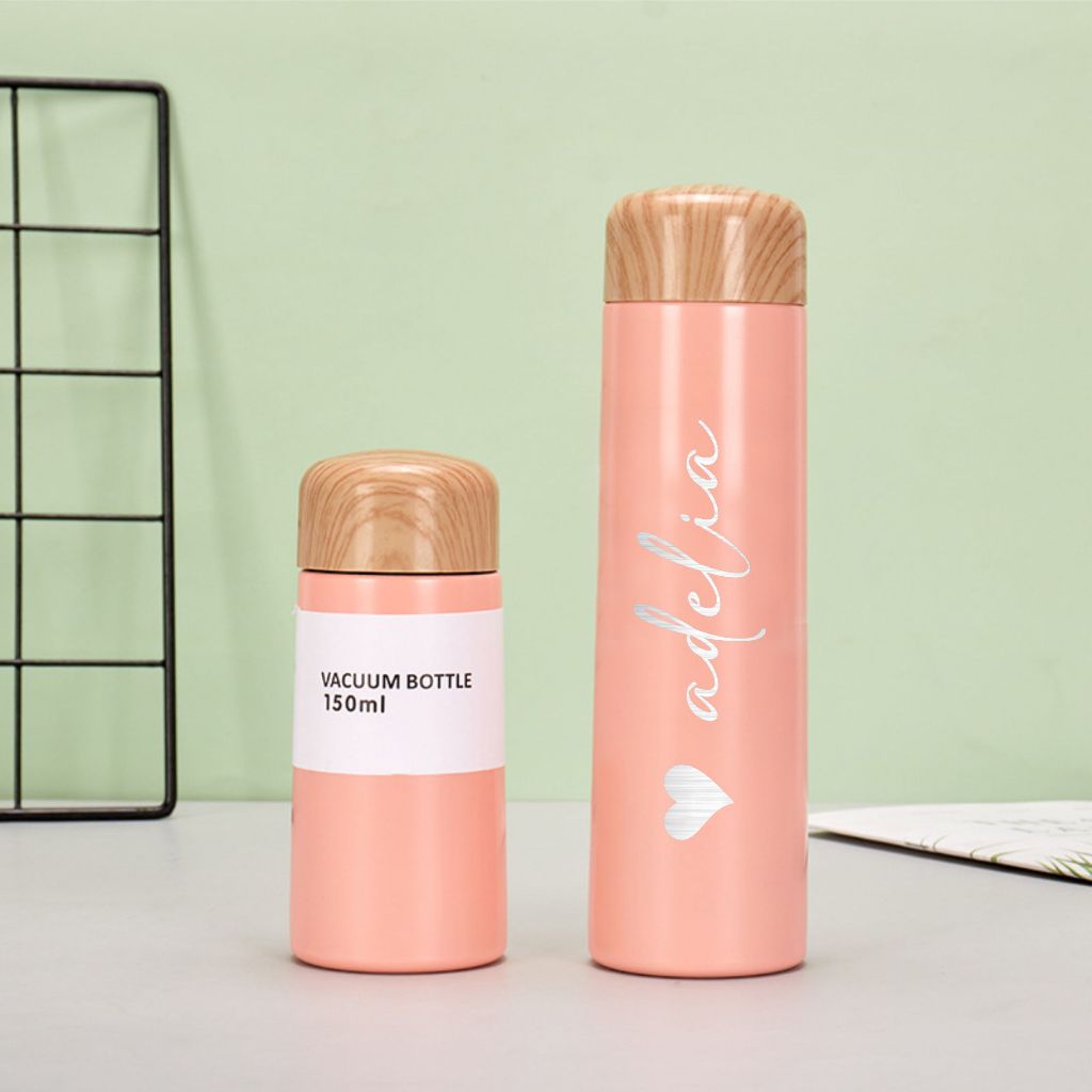 CUSTOM Tumbler 250ml Botol Aesthetic tumbler Suvenir Wedding souvenir pernikahan souvenir perusahaan