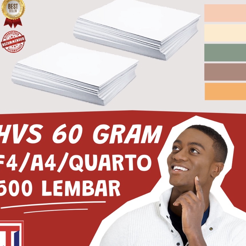 

FG2 KES HVS 6 GRAM Folio F4A4QuartoKuarto Merek RAP isi Lembar