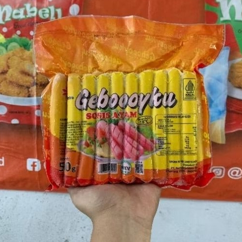 

GEBOOYKU Sosis Ayam Merah 500gr.