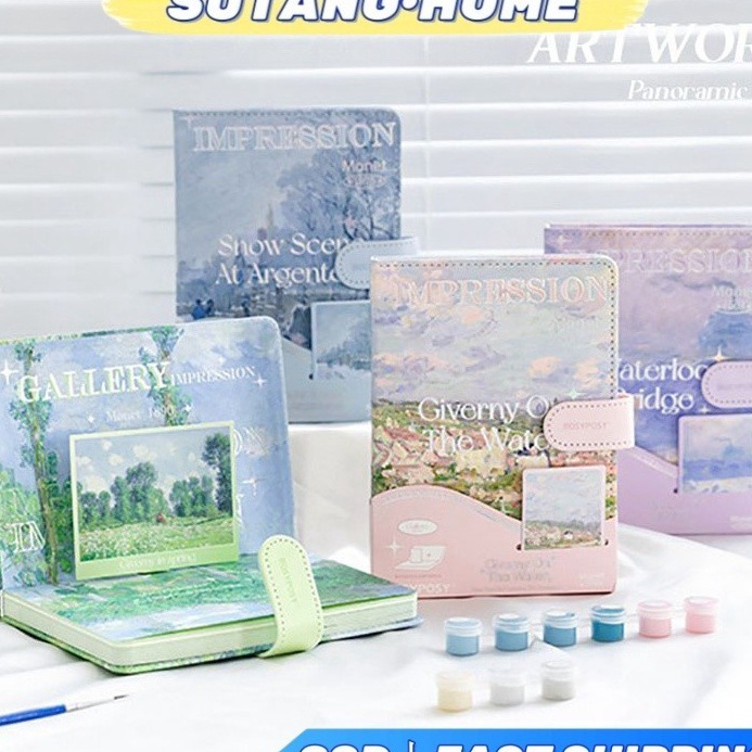 

Murah SUTANG Full Color Buku Diary Rosyposy Nature Pemandangan Korea Vintage Lucu Journal Agenda Impor Notebook Buku Catatan Unik Penutup Magnet