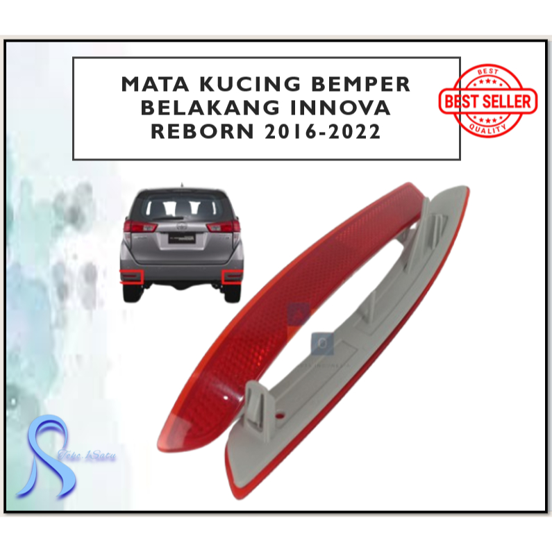 Reflektor Mata Kucing Bumper Belakang Innova Reborn 2016-2021 Original