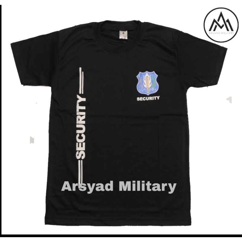 kaos security terbaru kaos security lengan pendek kaos security hitam