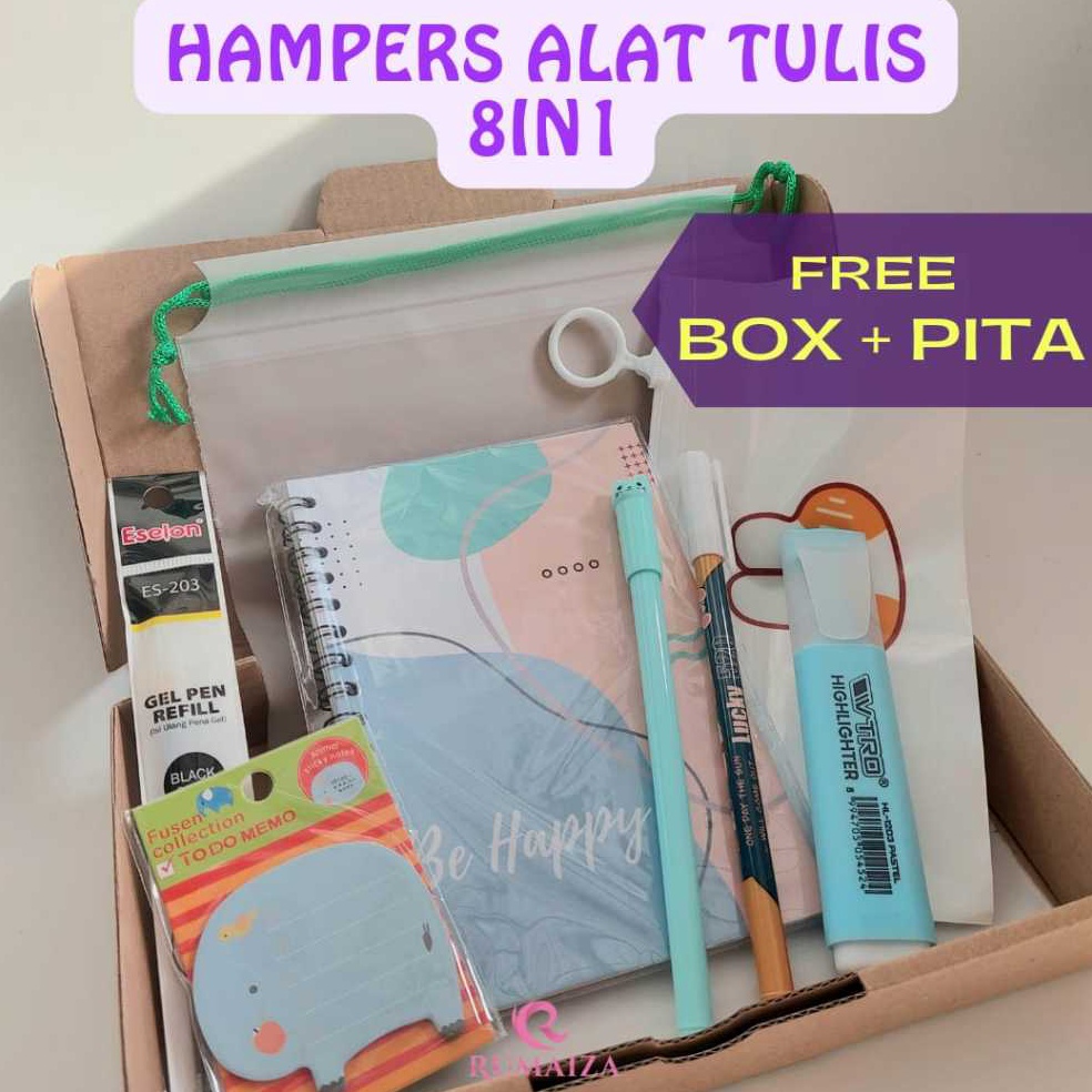 

Promo Meriah 8 pcspack Paket Alat Tulis 8in1 Set Alat Tulis Kado Lucu kado teman Hampers kado wisuda