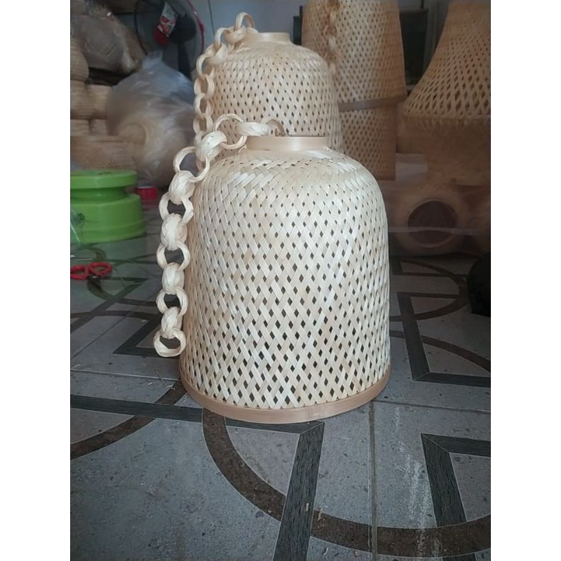 Ciasaatcisarua Hiasan Kap Lampu Bambu Kap Lampu Gantung Lampu Hias Lampu Unik Lampion Lampu Unik