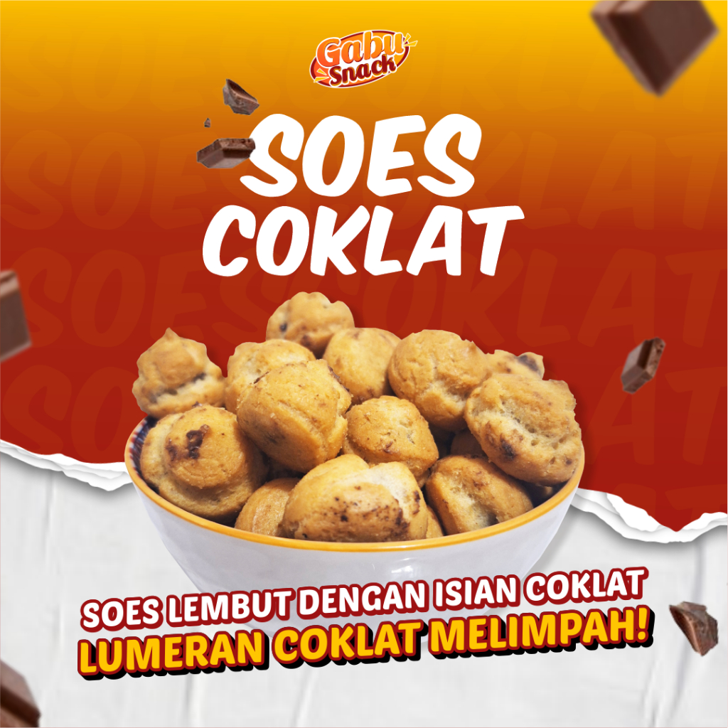 

Soes Cokelat 250 gr Kiloan grosir termurah