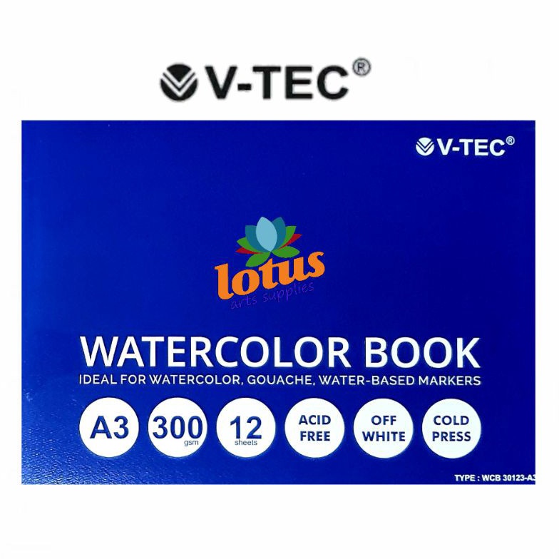 

KODE N69P VTEC Waterlor Book A3 3gsm 12lembar