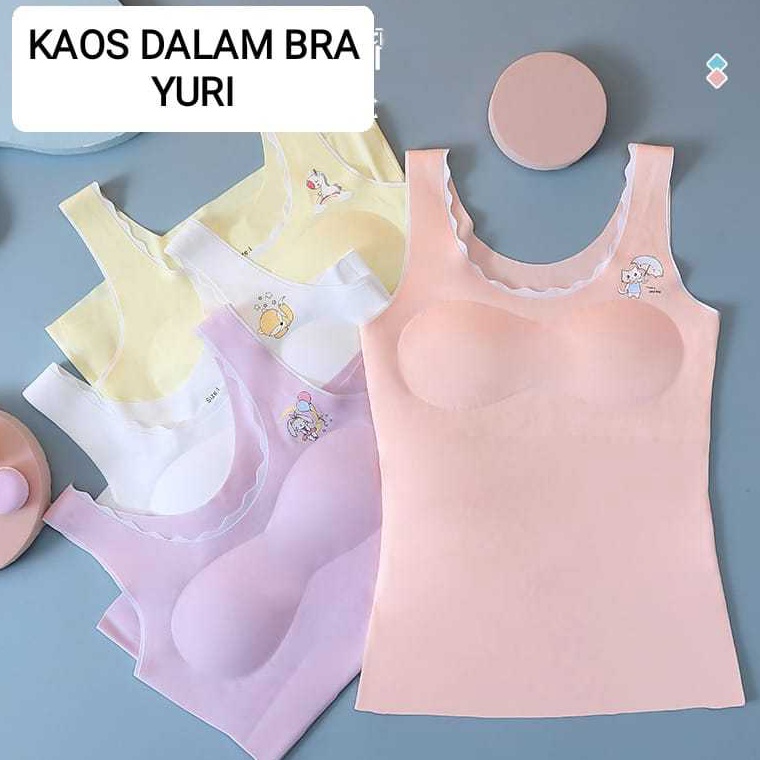 KODE A98U BAJUKIDDIE PREMIUM KAOS DALAM BRA YURI PAKAIAN DALAM REMAJA ABG WANITA FASHION NOT SOREX S