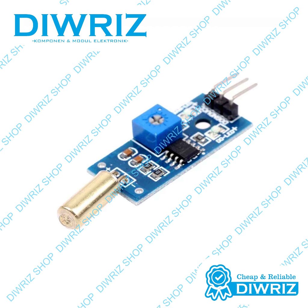 Modul Sensor Kemiringan SW520D SW-520D 3 Pin Angle Tilt Sensor