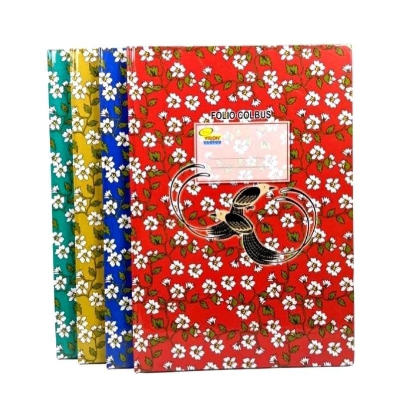 

Buku Folio Hardcover Vision isi 50 (213) / Buku Besar Buku Keuangan Folio F4 Garis Hard Cover