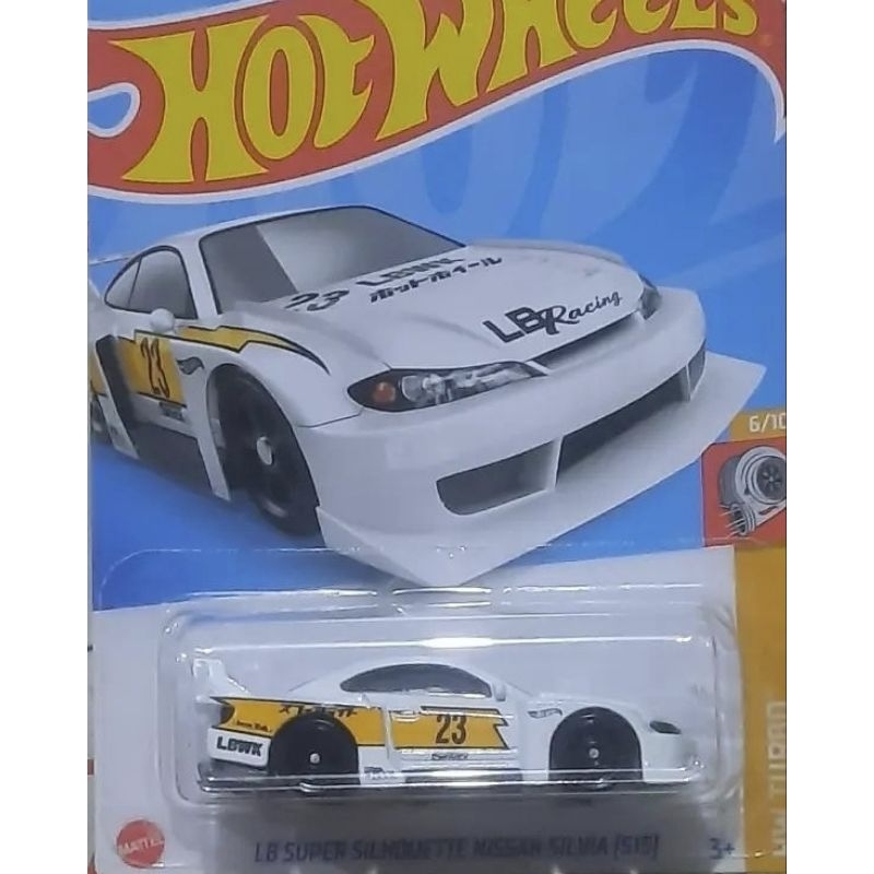 Hotwheels Regular - LBWK - Nissan Sylvia S15 white ( Japan Card )