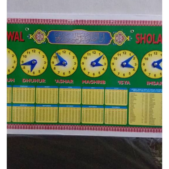 

DIJAMIN ORI PAPAN JADWAL SHOLAT MANUAL