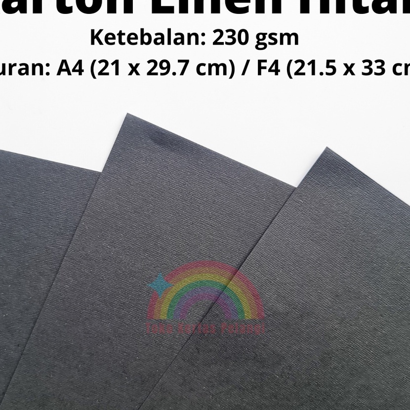 

HJ6 karton n hitam isi 5 pcs ukuran A4F4