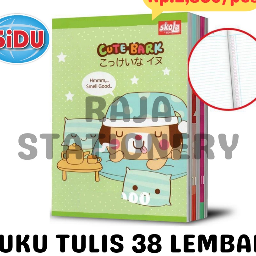 

KP8 BUKU TULIS 38 LEMBAR GARIS A5 SKOLA BY SiDU NOTEBOOK SKOLA BY SINAR DUNIA BUKU TULIS ANAK SEKOLAH PACK 1PCS