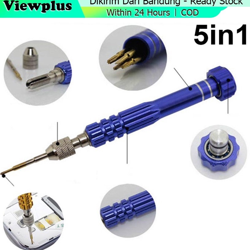 Update Merakyat Obeng Mini Set 5in1 Buka Reparasi Elektronik Bodi Hp Mainan Gadget Obeng Reparasi Hp