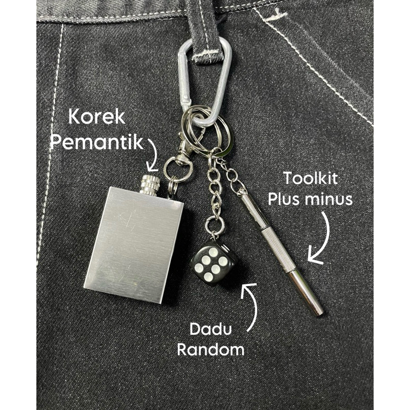 CARABINER KEYCHAIN | GANTUNGAN KUNCI SKENA KALCER | COTTON.EX