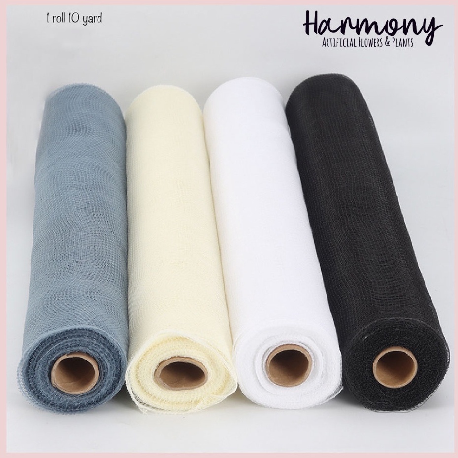 

Diskon Keren flower wrapping mesh roll polymer tile caring korea kertas buket dekorasi