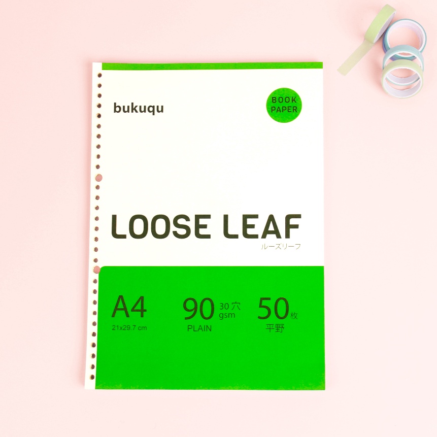 

Premium A4 Bookpaper Loose Leaf POLOS by Bukuqu