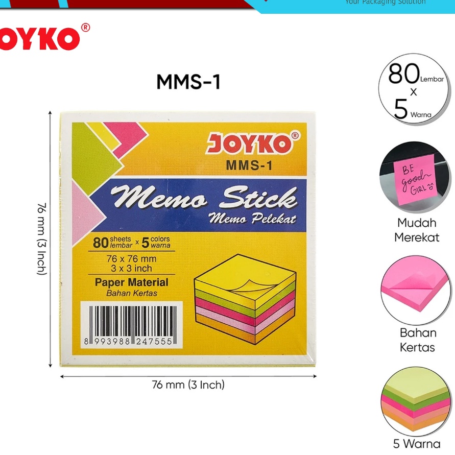 

KF7 Joyko Memo Stick MMS1 Memo Sticky