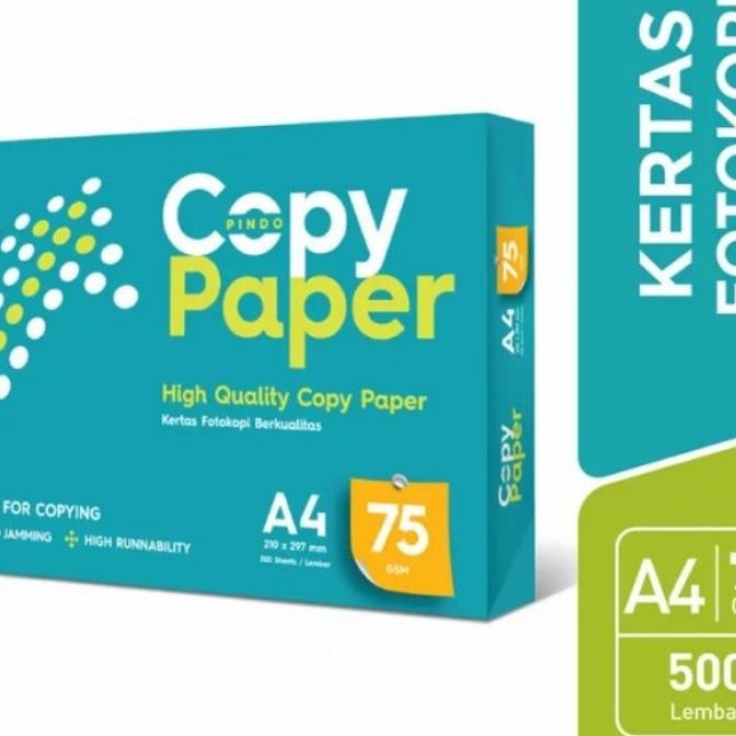 

HJ6 Kes HVS A4 75 gr Copy Paper Kes Fotocopy
