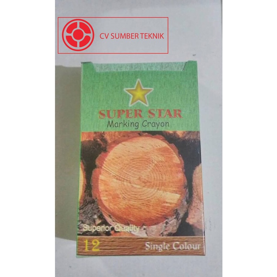 

TERLARIZZZ SUPERSTAR Marking Crayon Kapur Lilin Kayu