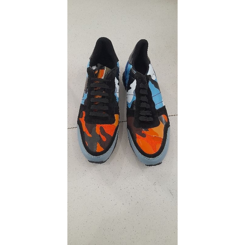 Preloved Sepatu Pria Valentino Garavani Rockrunner Camouflage  ORIGINAL 100%