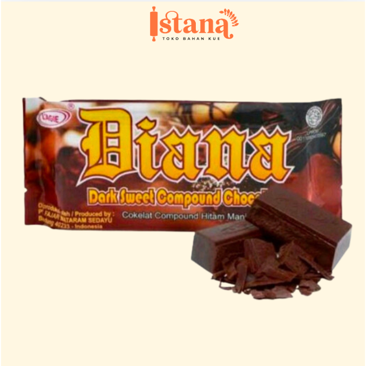 

LAGIE DIANA DARK CHOCOLATE COMPOUND 250 GR