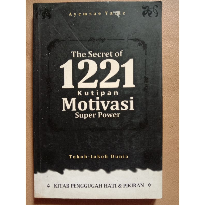 Buku Motivasi The Secret of 1221 Kutipan Motivasi Super Power