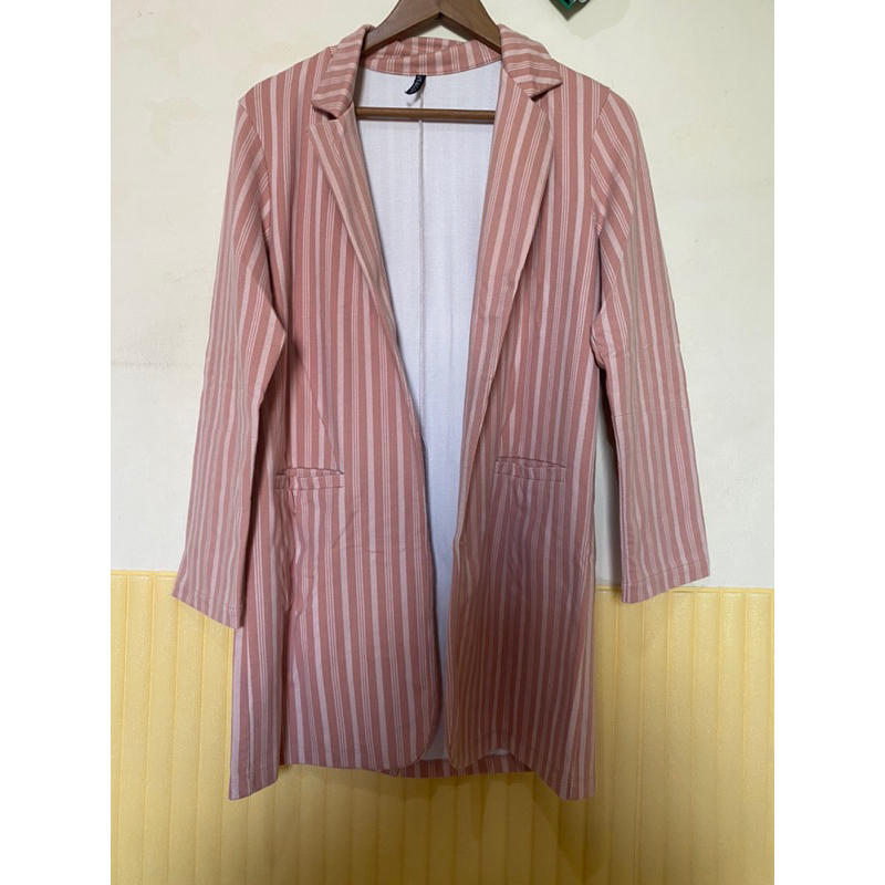 blazer garis preloved
